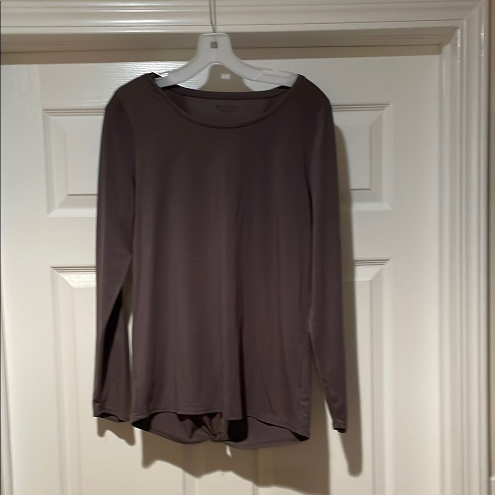 Athleta Women's Long Sleeve Top in Dark Gray
